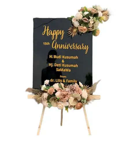 Papan Bunga Akrilik Bondowoso