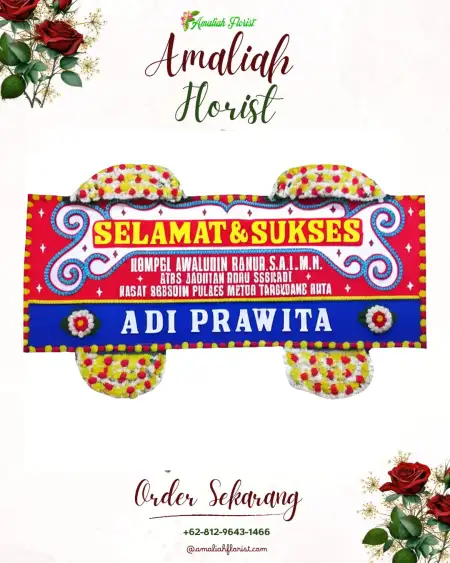 Papan Bunga Ucapan Selamat Bondowoso